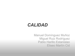 Calidad - ProjETSII