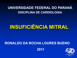 Insuficiência Mitral  - Hospital de Clínicas/UFPR