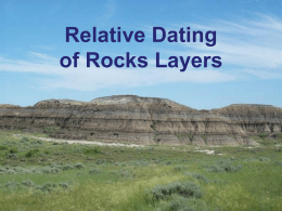 21.2: Relative Dating of Rocks