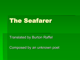 The Seafarer PowerPoint