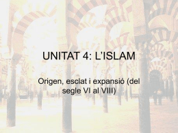 UNITAT 4: L`ISLAM
