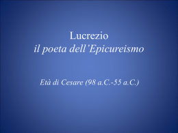Lucrezio - power point