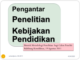 PP Makalah Lit Kebijakan 2011