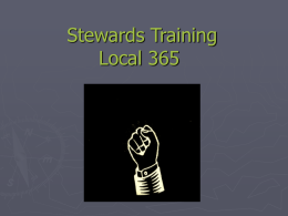 IBEW Stewards Training Local 365