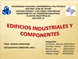 Diapositiva 1 - Plantas Industriales Unexpo Caracas