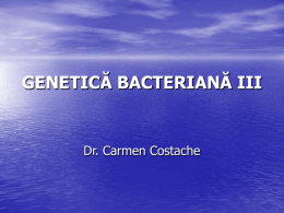 Genetica bacteriana 3