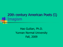20th century American Poets