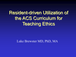 PowerPoint Presentation - Association for Surgical Education