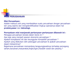 MISI PERUSAHAANpp