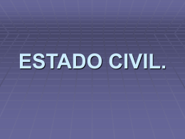 ESTADO CIVIL. - Uruguay Educa