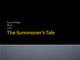 The Summoner`s Tale