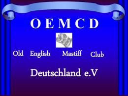 oemcd - Old English Mastiff Club e.V.