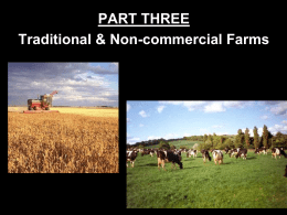 Types of Farming Operations