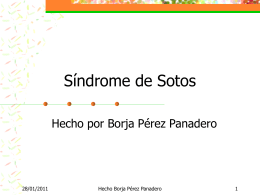 síndrome de Sotos - TICO
