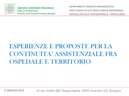 11 maggio 2010 - AUSL Citt&agrave; di Bologna