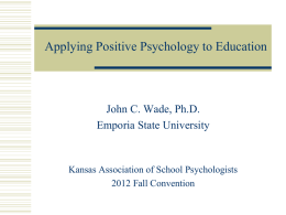 Powerpoint - Kansas Association of School Psychologists