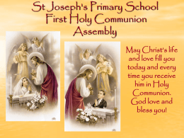 St Joseph`s Primary School First Holy Communion 27th May 2012