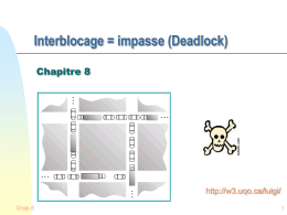 Chap8 - Interblocage ou impasse