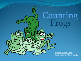 Counting Frogs - Pete`s Power Point Station