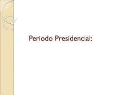 Periodo Presidencial: Primera Parte (1920-1964)