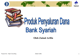 3-Konsep Penyaluran Dana Bank Syariah