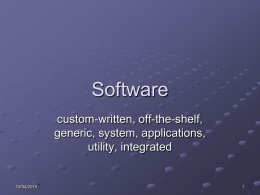 Software Presentation