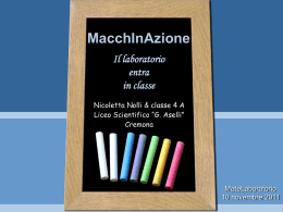1 Presentazione MacchMate