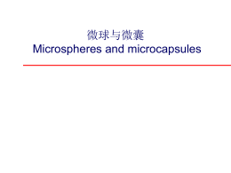 Microspheres and microcapsules