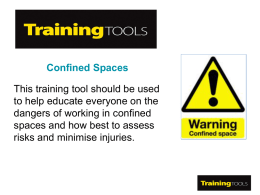 Confined Spaces (Training Tool)