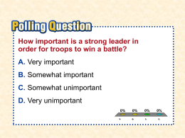 Chapter 4 The French and Indian War PowerPoint