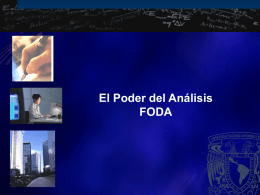 Análisis FODA - Seminario de Estrategia Empresarial