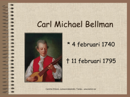 Carl Michael Bellman – ppt.