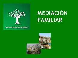 mediacion familiar - Trabajo Social UDLA