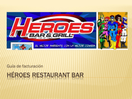 Héroes Restaurant bar
