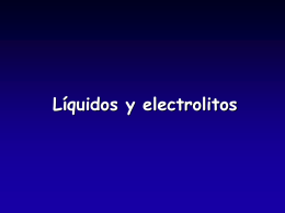 Liquidos y electrolitos