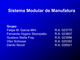 Sistema modular de manufatura