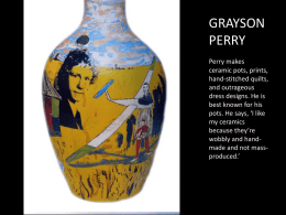 KS3 Art Grayson Perry PowerPoint