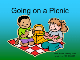 GOING ON A PICNIC PowerPoint