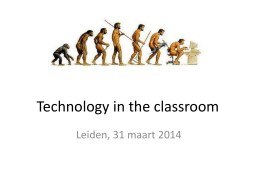 Gerbuikte power point: Technology in the classroom