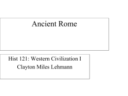 Ancient Rome - clehmann.org