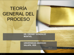 Diapositiva 1 - Dr. Crosby González Montiel
