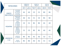 Grupos y Esquema de Rotaciones