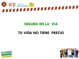 Diapositiva 1 - Software de la ARL de Seguros Bolivar