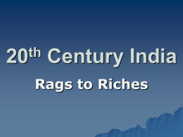 20th Century India