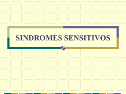 12b SINDROMES SENSITIVOS