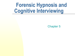 Cognitive Interviewing