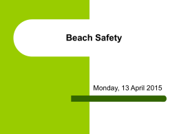 Beach safety teaching