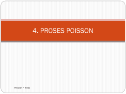 4. Proses Poisson