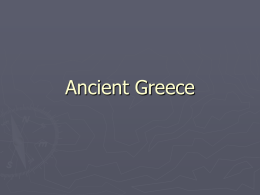 Chapter 4 – Civilization of the Greeks