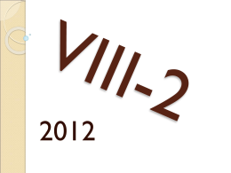 Презентација VIII-2-2012